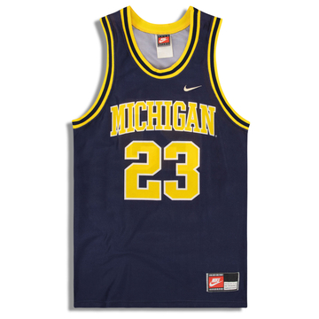 1994-98 Michigan Wolverines Taylor #23 Nike Jersey (Away) S
