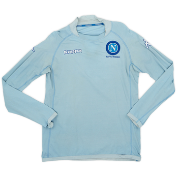 2005-06 Napoli Home L/S Shirt - 4/10 - (L)
