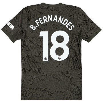 2020-21 Manchester United Away Shirt B.Fernandes #18 - 10/10 - (S)