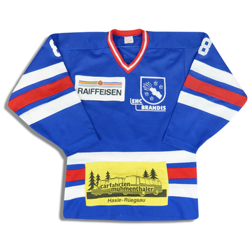 1980s EHC Brandis #8 Jersey (Home) L