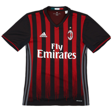 2016-17 AC Milan Home Shirt - 10/10 - (XS)