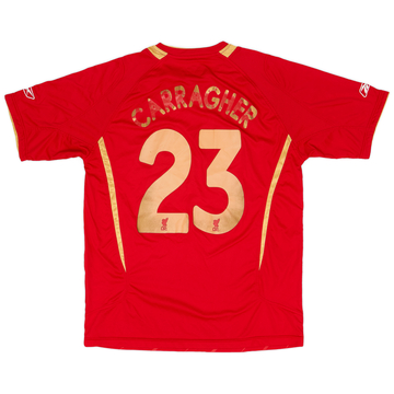 2005-06 Liverpool CL Home Shirt Carragher #23 - 4/10 - (M)
