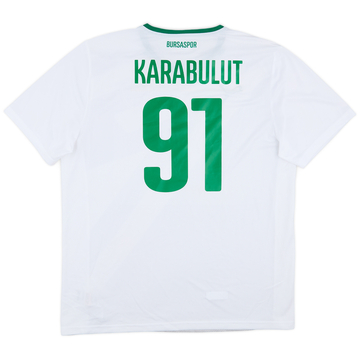 2014-15 Bursaspor Away Shirt Karabulut #91 - 8/10 - (XL)