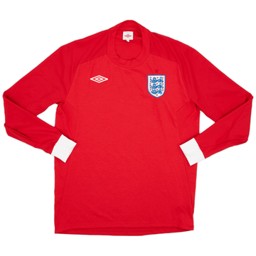 2010-11 England Away L/S Shirt - 9/10 - (L)