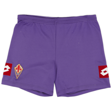 2011-12 Fiorentina Home Shorts - 4/10 - (S)