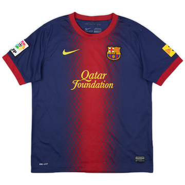 2012-13 Barcelona Home Shirt - 6/10 - (L.Boys)