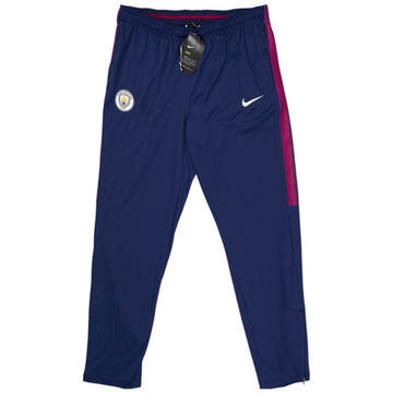 2017-18 Manchester City Nike Track Pants/Bottoms (L)