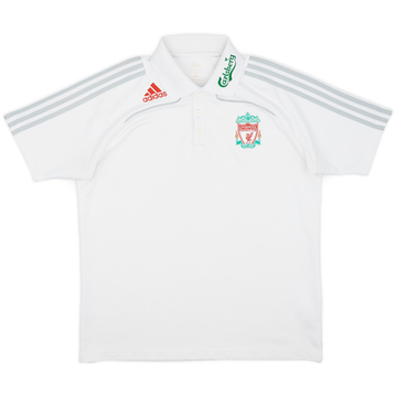 2008-09 Liverpool adidas Polo Shirt - 6/10 - (L)