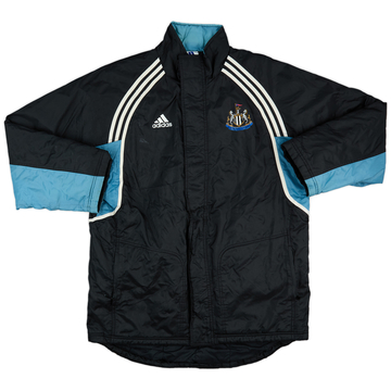 2000-01 Newcastle adidas Padded Bench Coat - 8/10 - (L/XL)