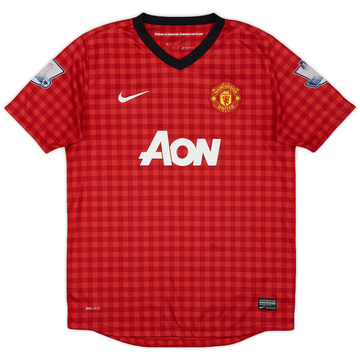 2012-13 Manchester United Home Shirt - 7/10 - (XL.Boys)
