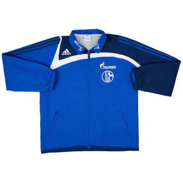 2007-08 Schalke adidas Track Jacket - 6/10 - (L/XL)
