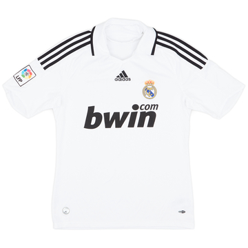 2008-09 Real Madrid Home Shirt - 7/10 - (XL.Boys)