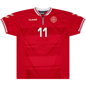 2000-02 Denmark Match Issue Home Shirt #11