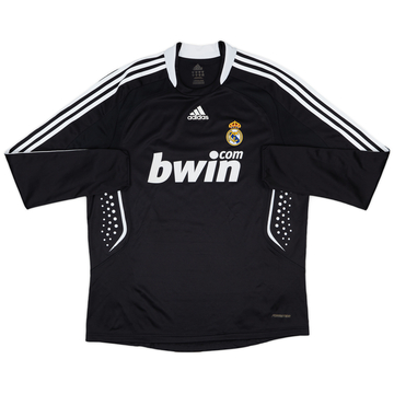 2008-09 Real Madrid Match Issue Third L/S Shirt #25