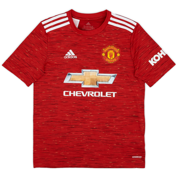 2020-21 Manchester United Home Shirt - 8/10 - (L.Boys)