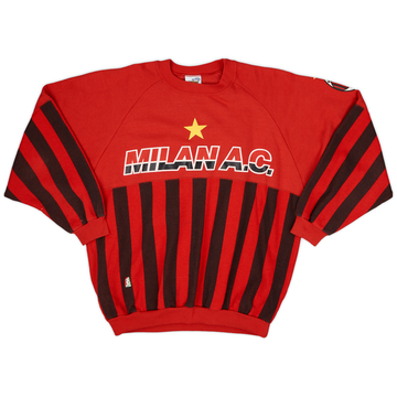 1990-91 AC Milan Le Felpe Dei Grandi Club Sweat Top - 7/10 - (L)