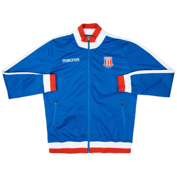 2017-18 Stoke City Macron Track Jacket - 9/10 - (XL)