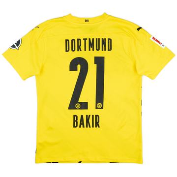 2020-21 Borussia Dortmund Home Shirt Bakir #21 - 7/10 - (M)