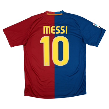 2008-09 Barcelona Home Shirt Messi #10