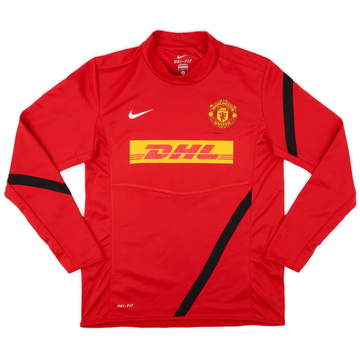 2011-12 Manchester United Nike Drill Top - 8/10 - (M)