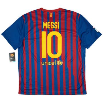 2011-12 Barcelona Home Shirt Messi #10 (XXL)