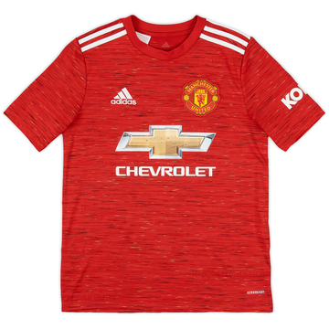 2020-21 Manchester United Home Shirt - 7/10 - (L.Boys)