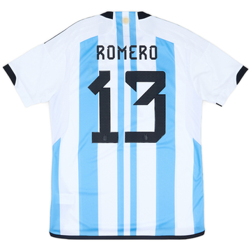 2022-23 Argentina Home Shirt Romero #13