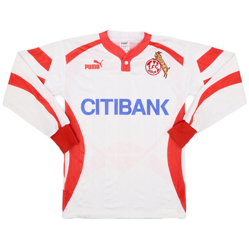 1992-93 FC Koln Home L/S Shirt - 7/10 - (XS)