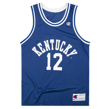 1992-95 Kentucky Wildcats Rhodes #12 Champion Jersey (Away) M