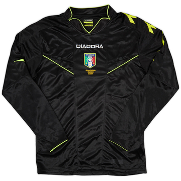 2013-14 Italy Diadora Referee L/S Shirt - 6/10 - (S)
