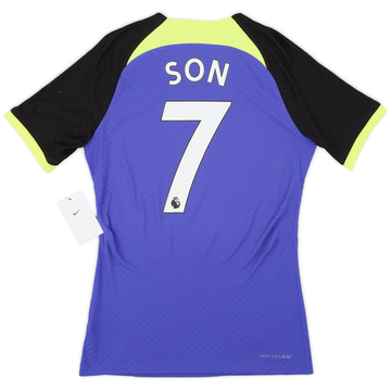 2022-23 Tottenham Authentic Away Shirt Son #7 (S)