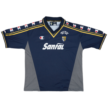 2001-02 Parma 'Signed' Finale TIM Cup Third Shirt - 6/10 - (XL)