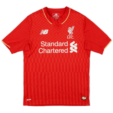 2015-16 Liverpool Home Shirt - 8/10 - (S.Boys)