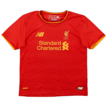 2016-17 Liverpool Home Shirt - 8/10 - (4-5Years)