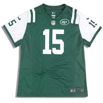 2012 New York Jets Tebow #15 Nike Game Jersey (Home) Womens (L)