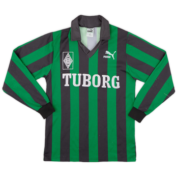 1990-92 Borussia Monchengladbach Away L/S Shirt - 6/10 - (S)