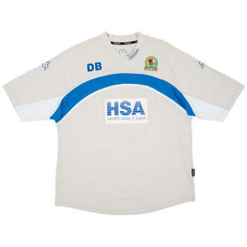 2002-03 Blackburn Staff Issue Kappa Cotton Tee DB - 5/10 - (XXL)