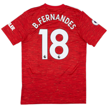 2020-21 Manchester United Home Shirt B.Fernandes #18 - 10/10 - (M)