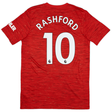 2020-21 Manchester United Home Shirt Rashford #10 - 5/10 - (M)