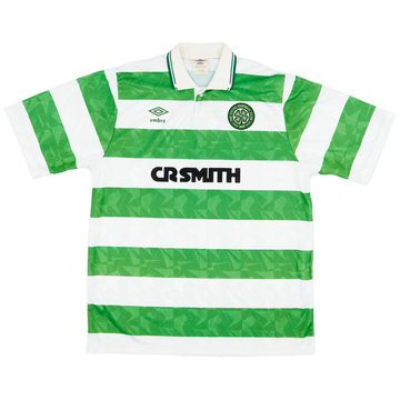 1989-91 Celtic Home Shirt - 9/10 - (L)