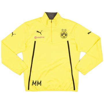 2013-14 Borussia Dortmund Staff Issue Puma 1/4 Zip Track Jacket - 7/10 - (M)