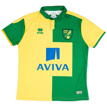 2015-16 Norwich Home Shirt - 6/10 - (S)