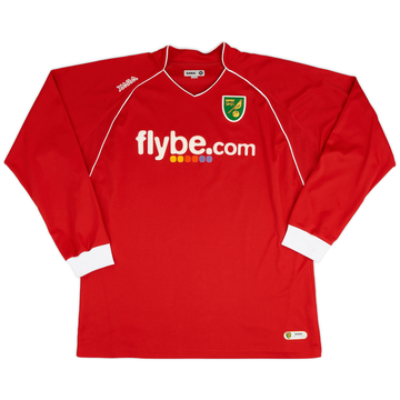 2007-08 Norwich Away L/S Shirt - 8/10 - (XXL)