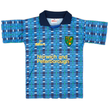 1994-96 Norwich Away Shirt - 8/10 - (XS.Boys)