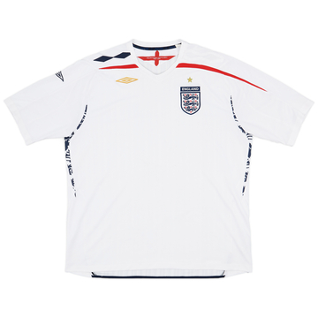 2007-09 England Home Shirt - 5/10 - (3XL)