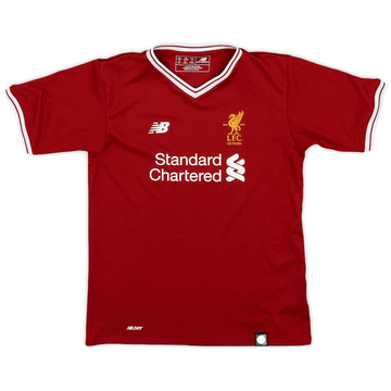 2017-18 Liverpool 125 Years Home Shirt - 9/10 - (6-7 Years)