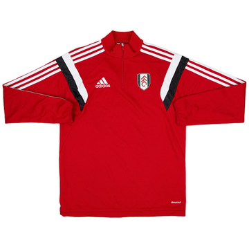 2014-15 Fulham adidas 1/4 Zip Drill Top - 9/10 - (S)