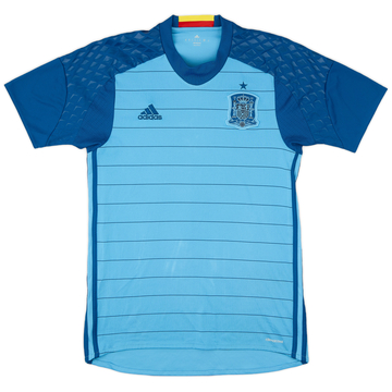 2016-17 Spain GK Home S/S Shirt - 8/10 - (S)
