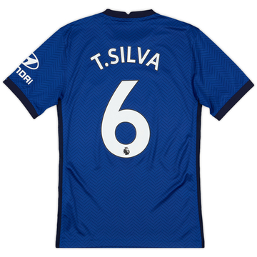 2020-21 Chelsea Home Shirt T.Silva #6 - 8/10 - (XS)