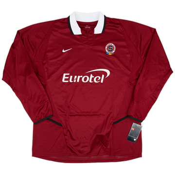 2003-04 Sparta Prague Player Issue Home L/S Shirt (XL)
